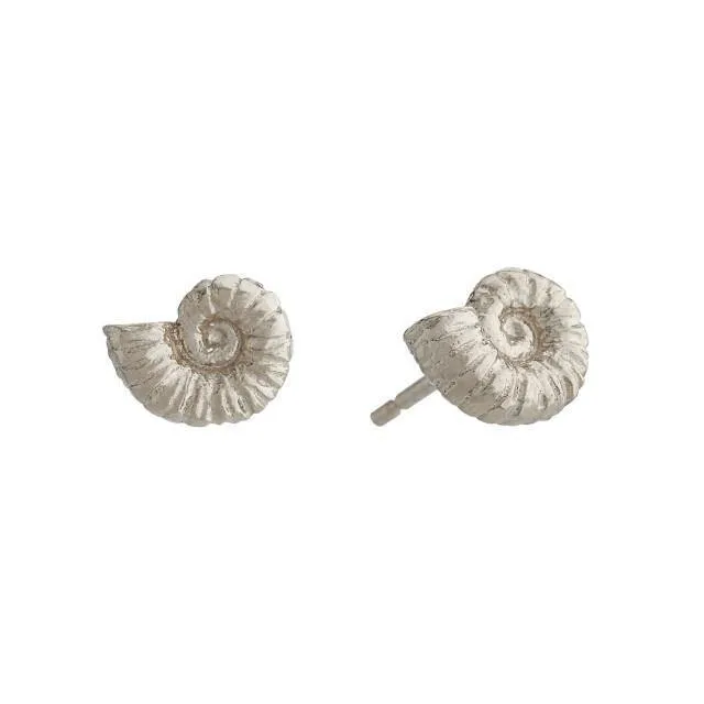 Alex Monroe Ammonite Shell Studs