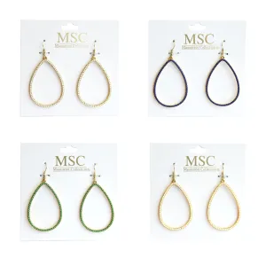 Bead Teardrop Earrings