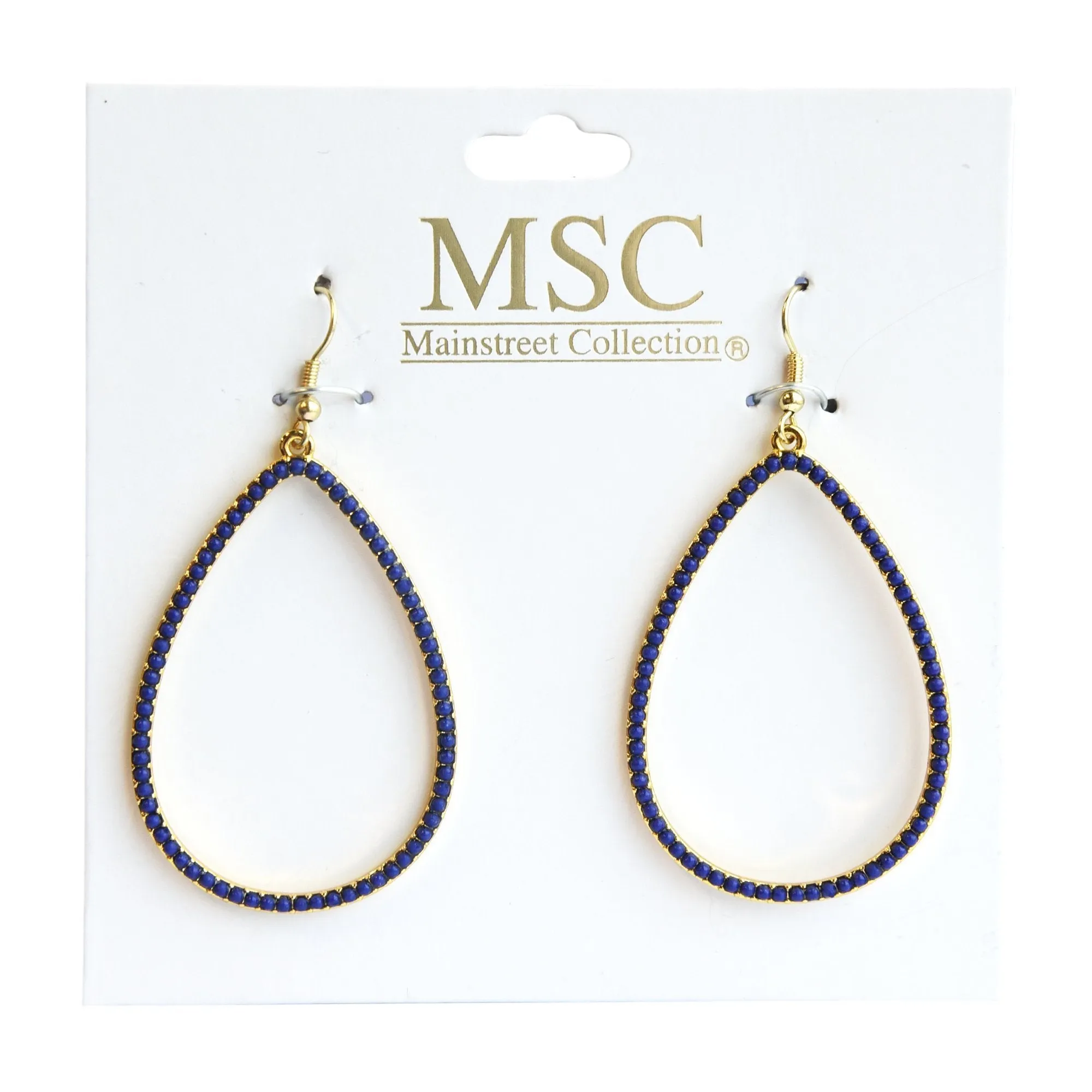 Bead Teardrop Earrings