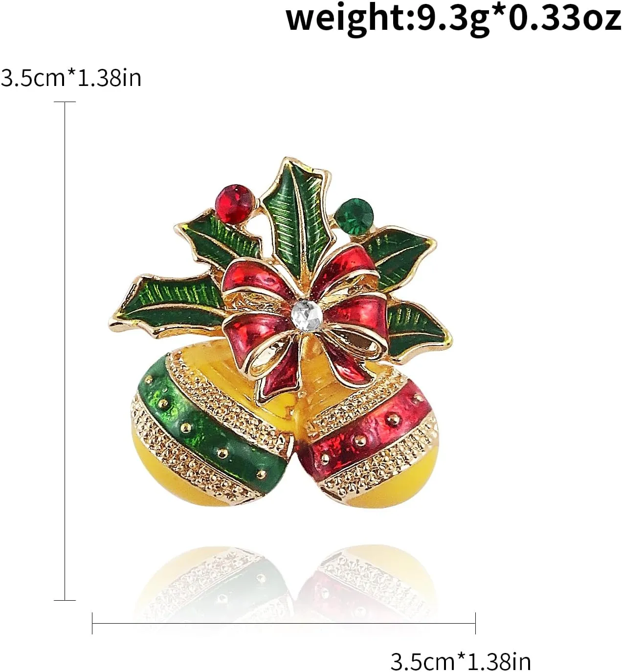 Christmas Brooches for Women Crystal Xmas Snowflake Christmas Tree Jingle Bells Brooch Pins Fashion Vintage Christmas Pins Brooches Holiday Pins Christmas Jewelry Stocking Stuffers Christmas Gifts 2024