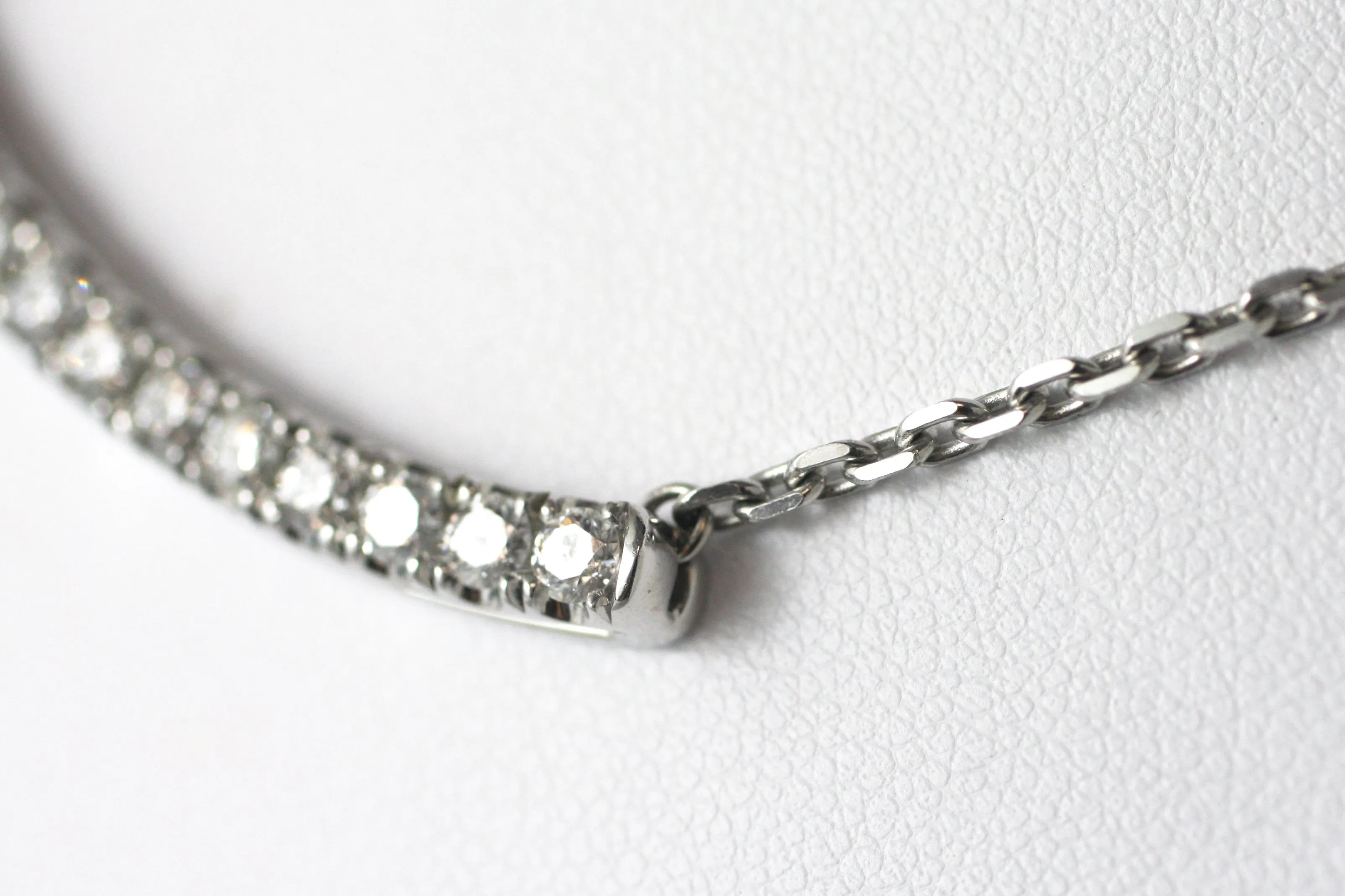 Diamond Bar Necklace