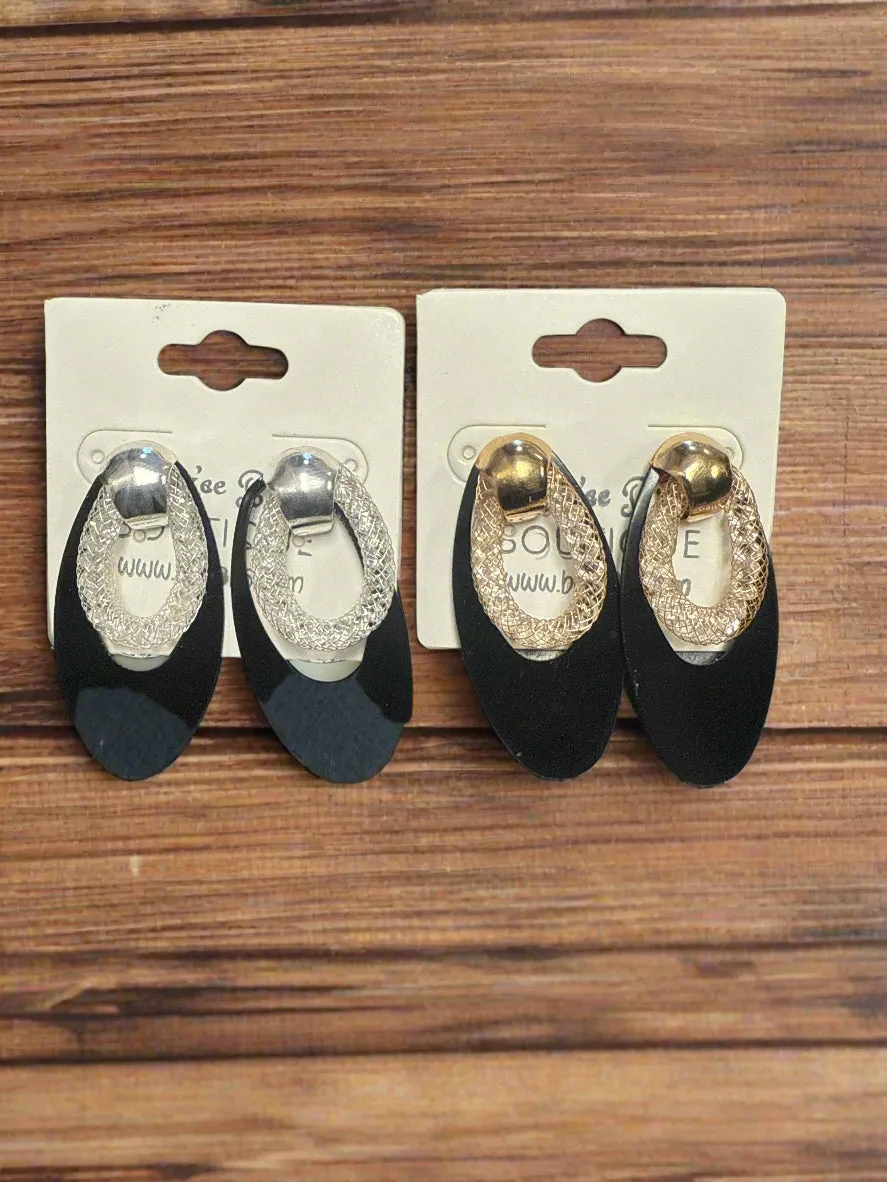Double Teardrop Earrings