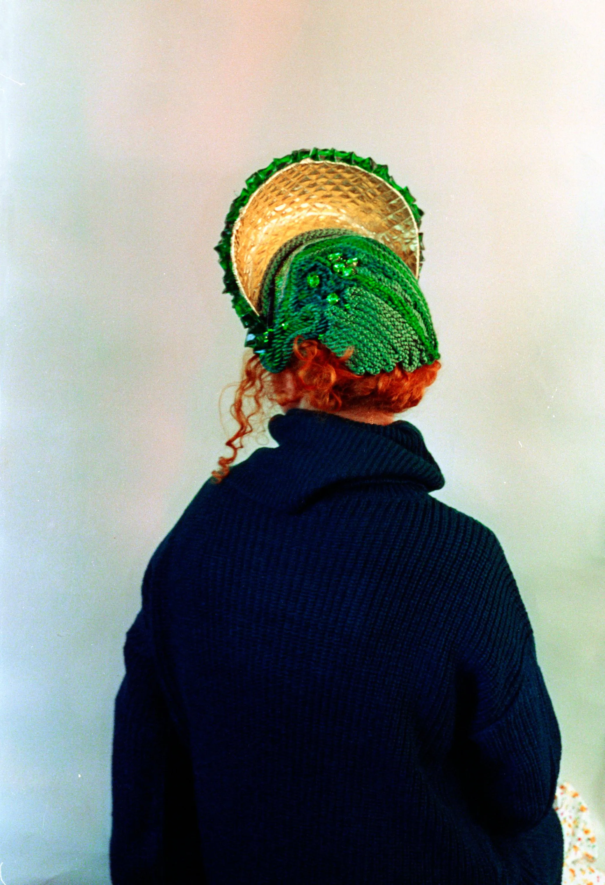 Gold and Green Queen Crystal Crown