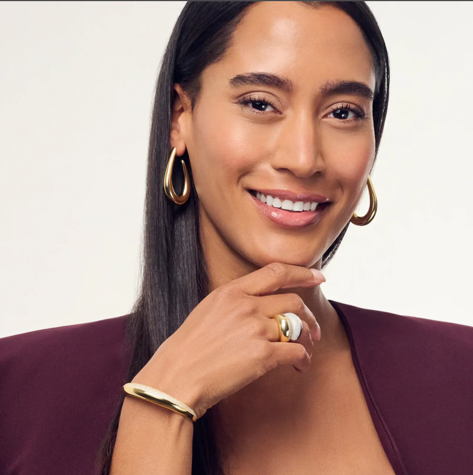 Gold Goccia Pianura Piccolo Earrings
