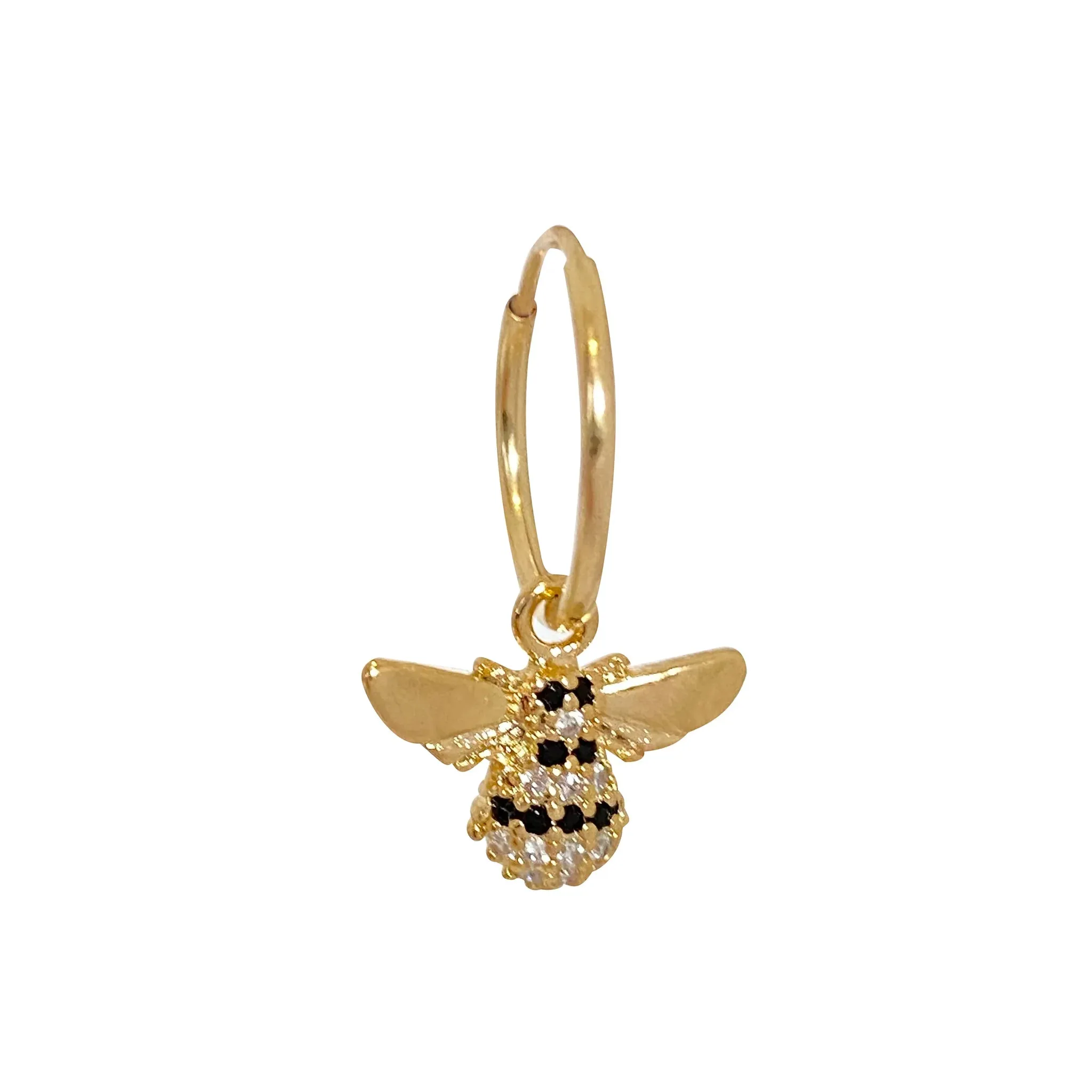 Gold Sister - Honey Bee Hoop earring