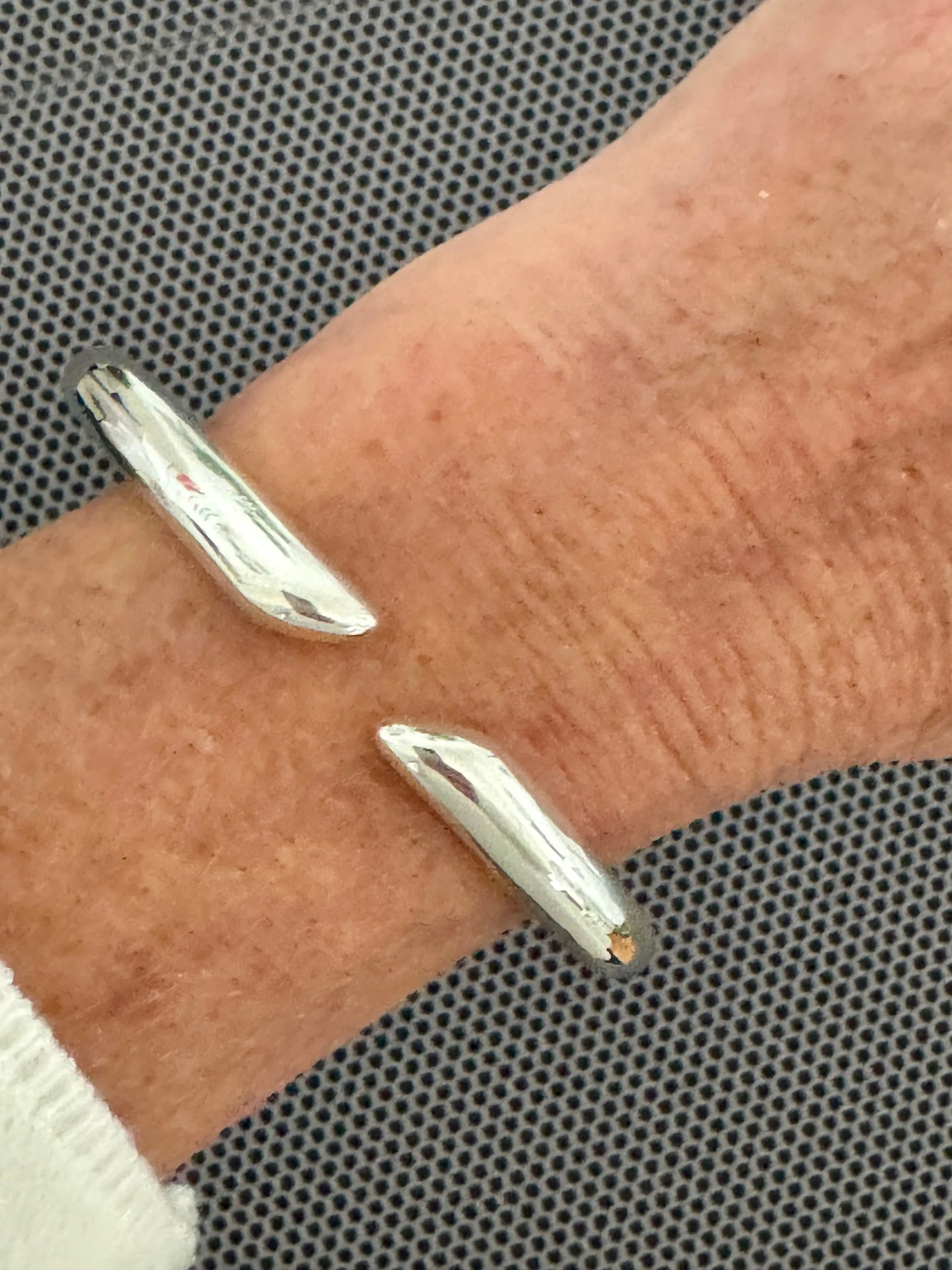 Hinged Silver Cuff