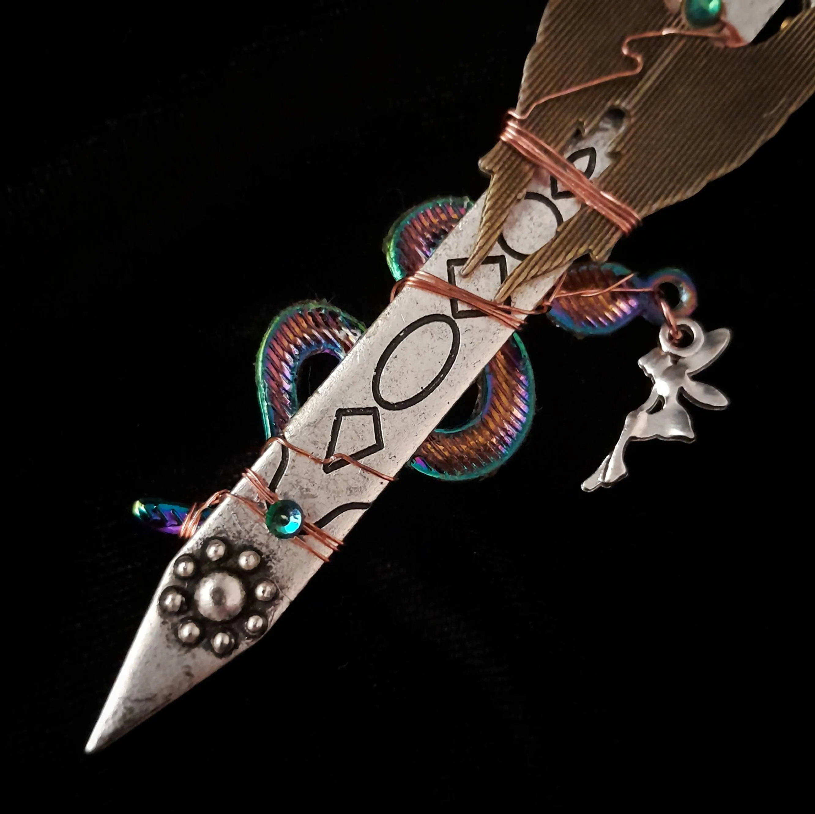 Large Statement Sword Fantasy Brooch Pin