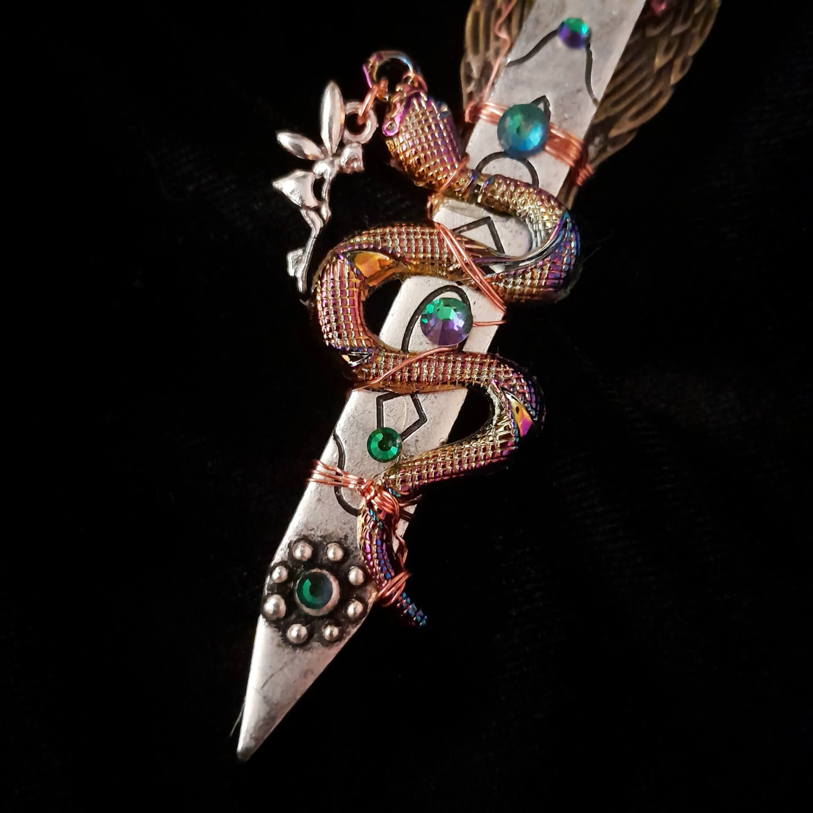 Large Statement Sword Fantasy Brooch Pin