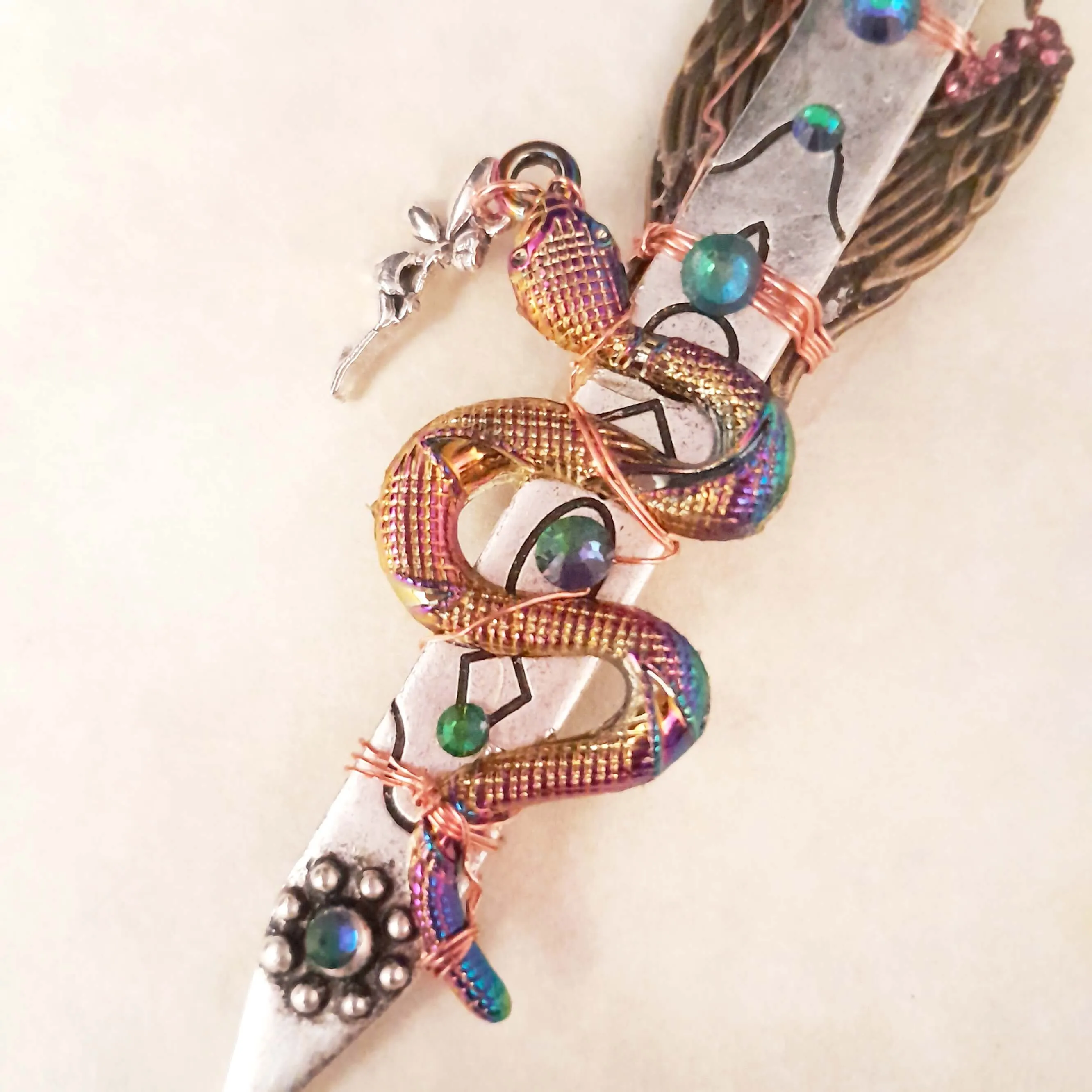 Large Statement Sword Fantasy Brooch Pin