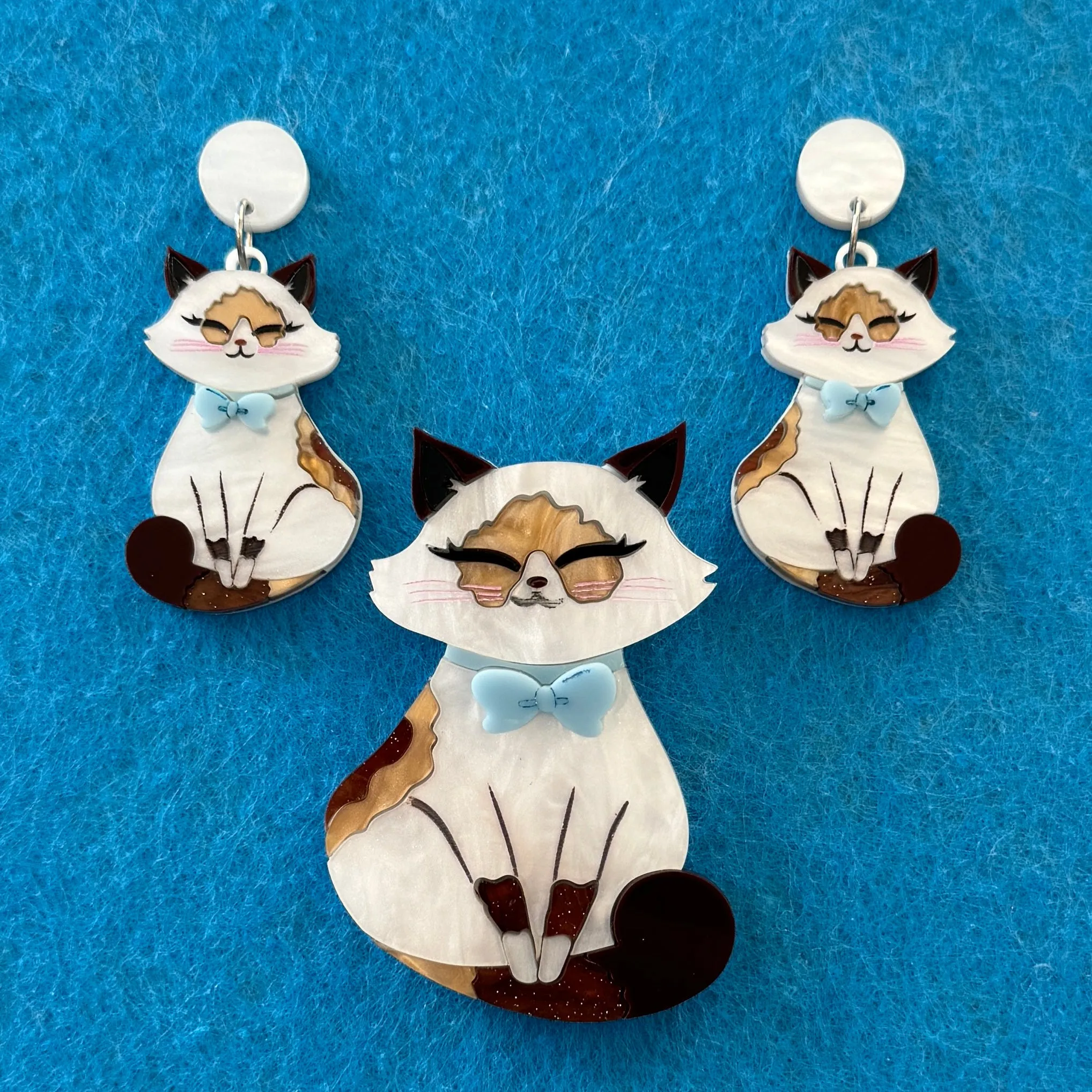 Missy the rag doll - earrings - Set of 2