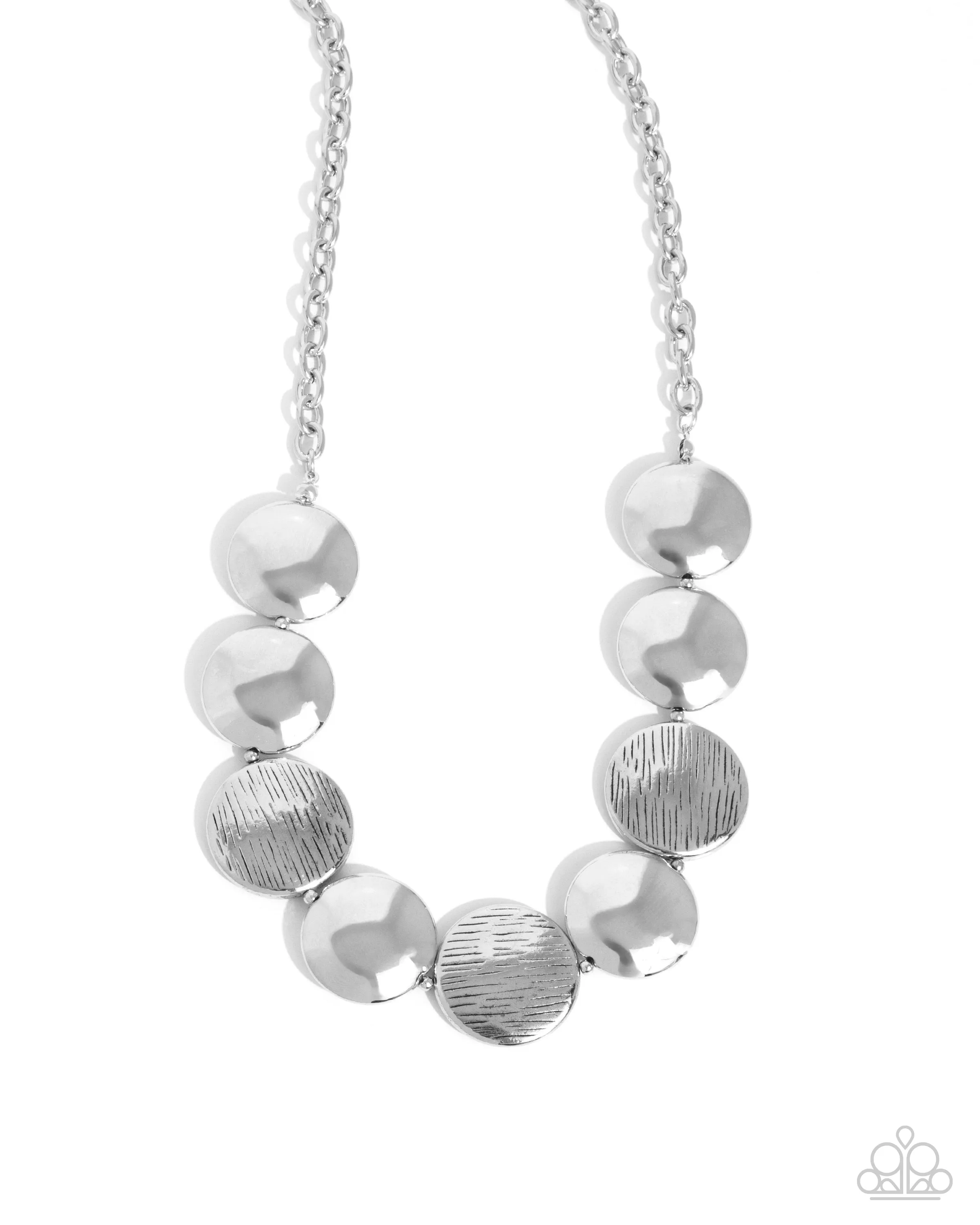 Necklaces Engraved Energy - Silver N2449