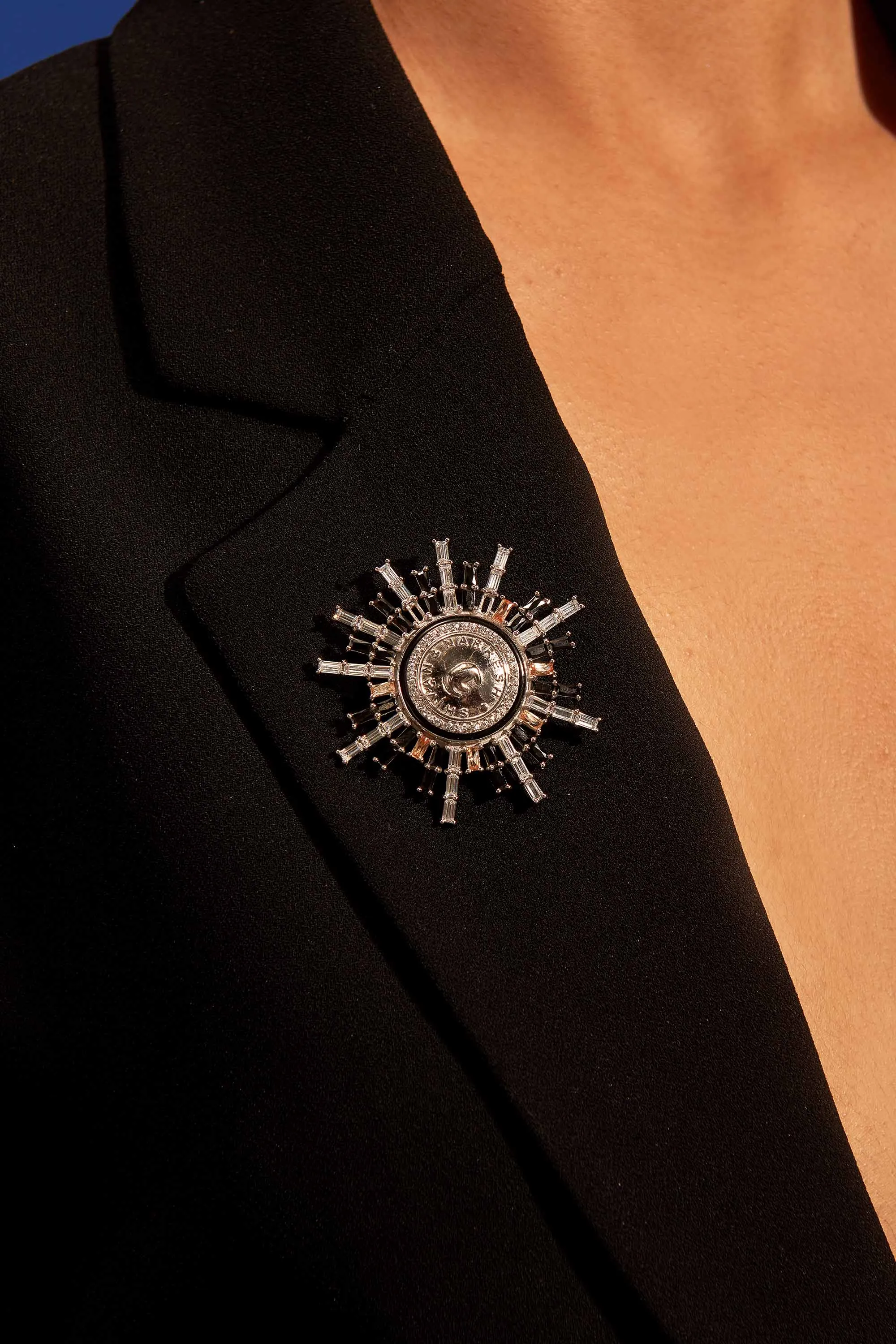 Numisma Star Burst Brooch
