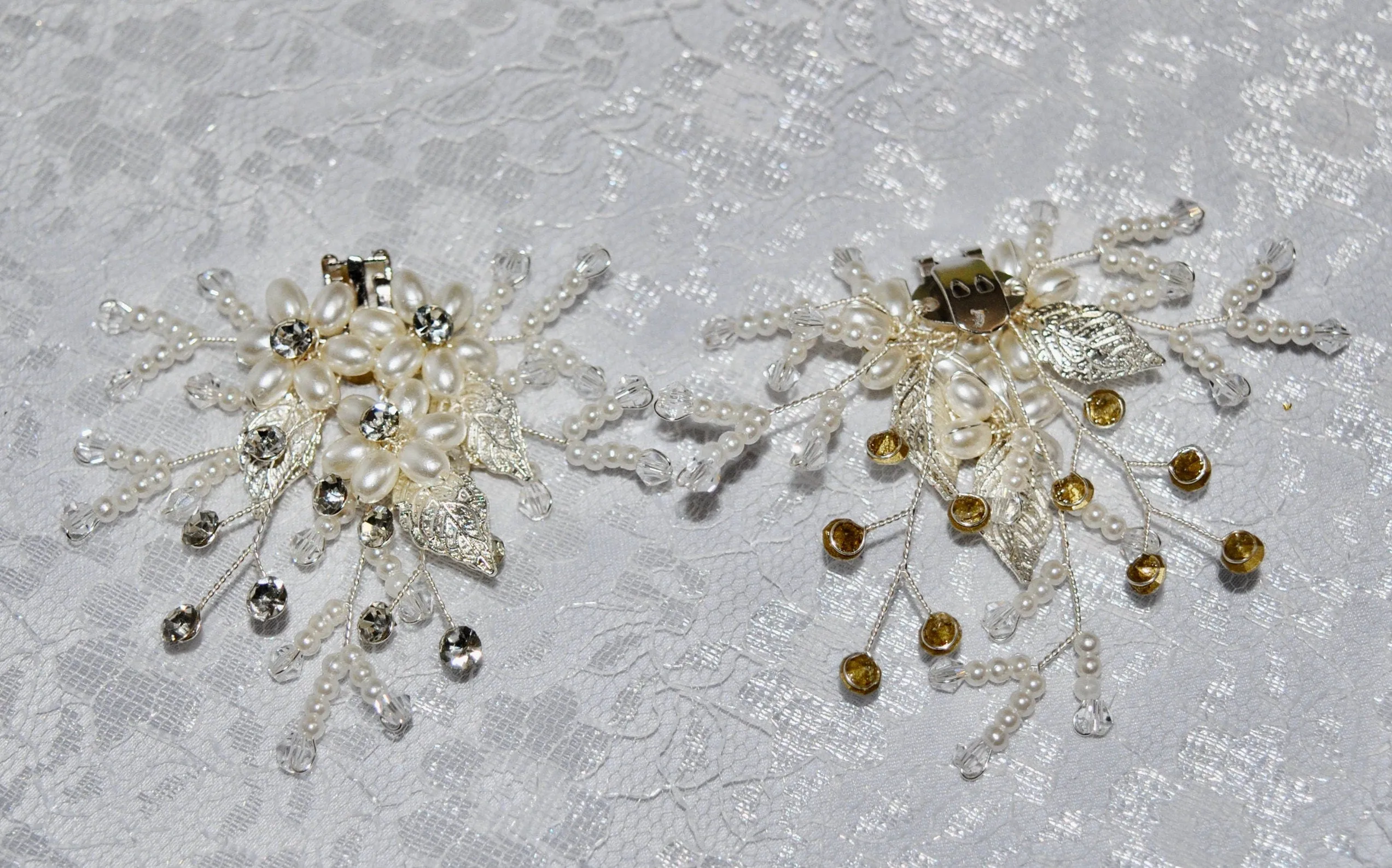 Pearl Shoe Clips