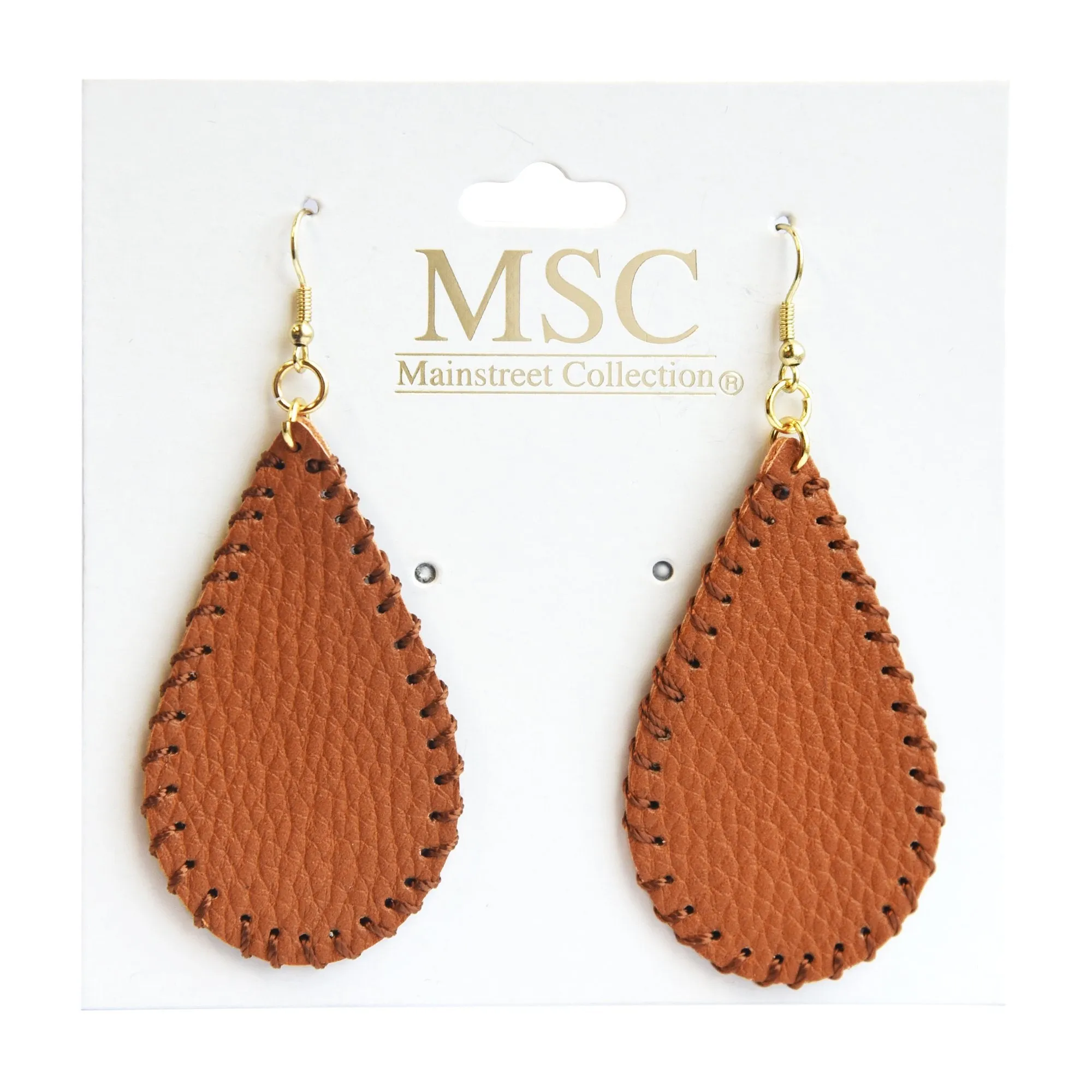 Pebble Grain Teardrop Earrings