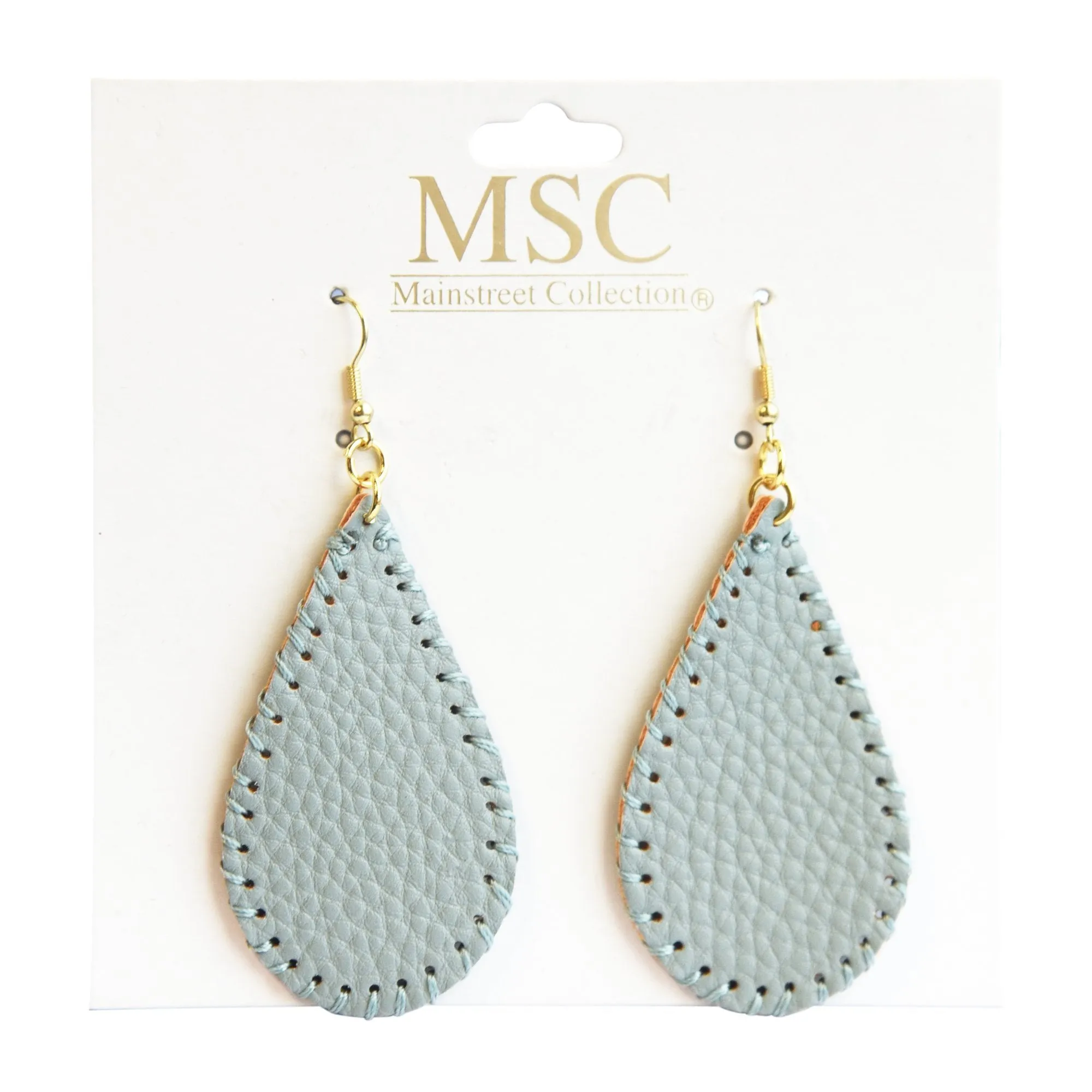 Pebble Grain Teardrop Earrings