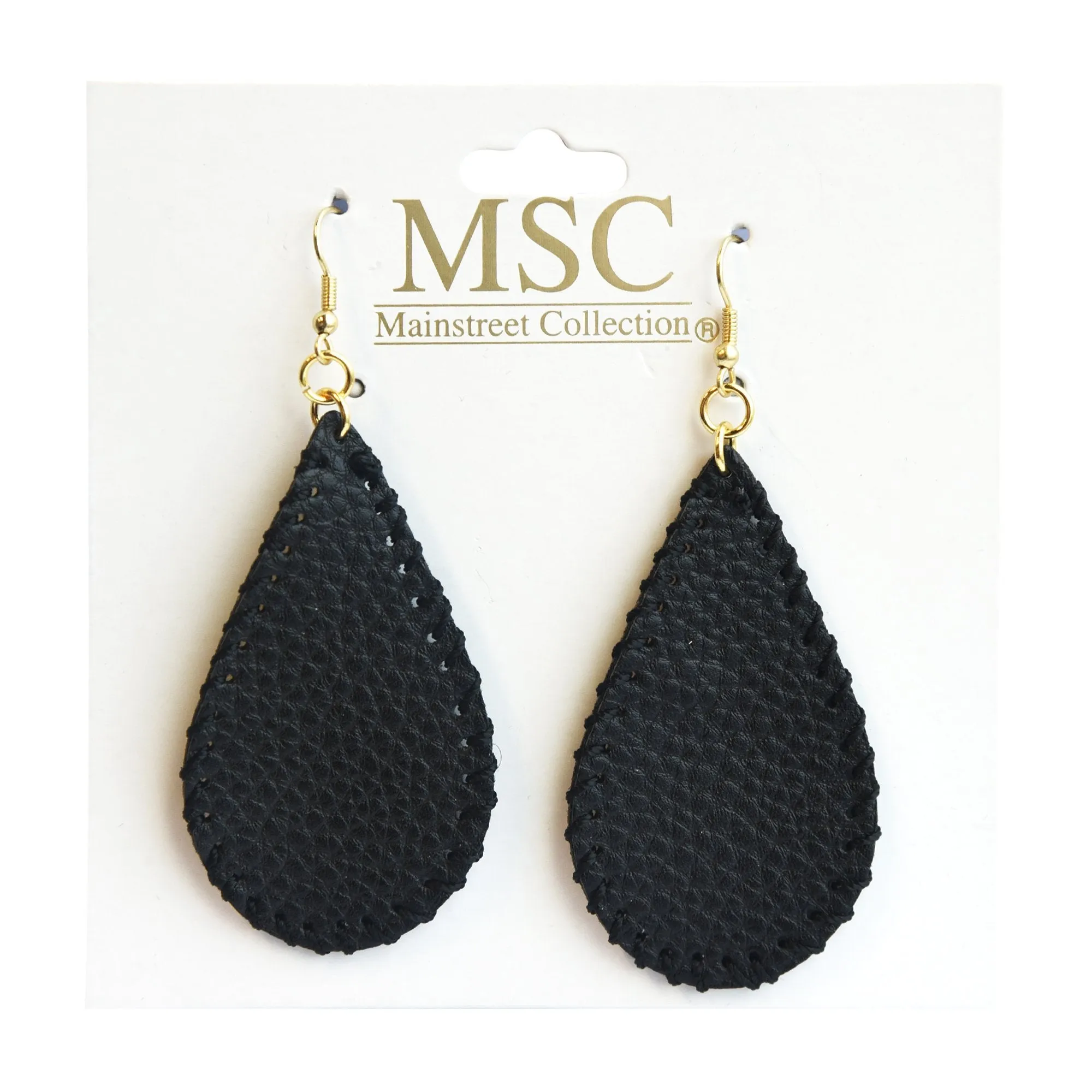 Pebble Grain Teardrop Earrings