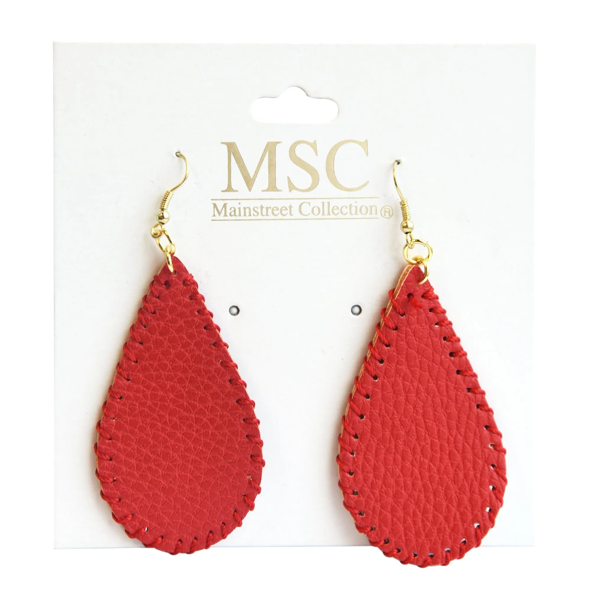 Pebble Grain Teardrop Earrings
