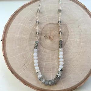 Silver Flex Long Necklace