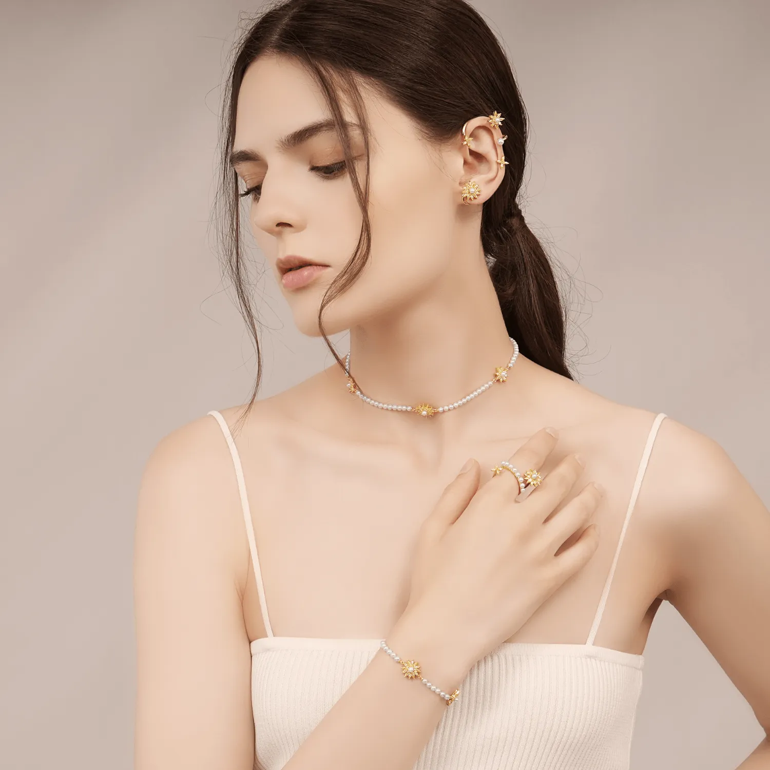 Sunflower Statement Ring