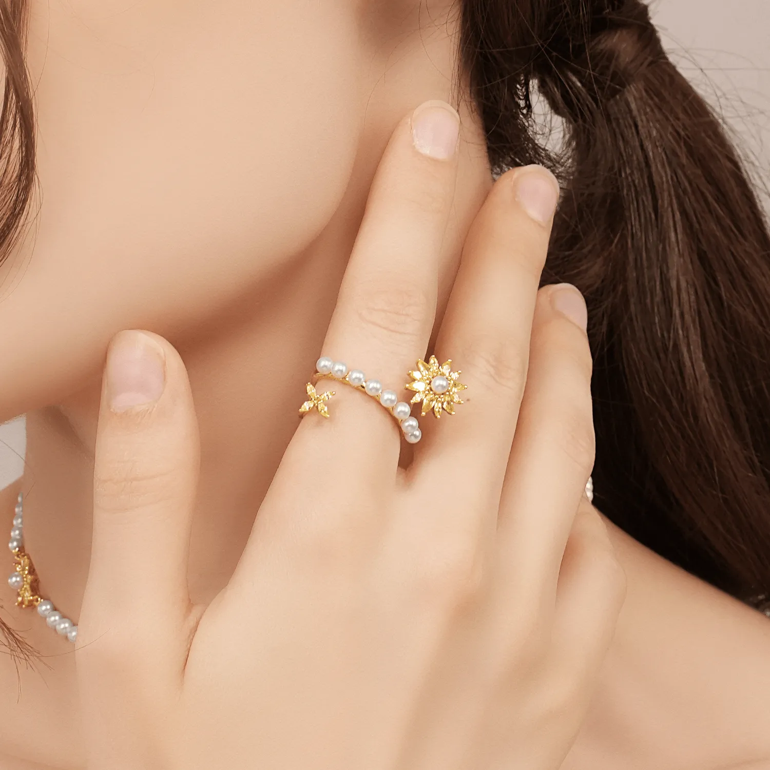 Sunflower Statement Ring