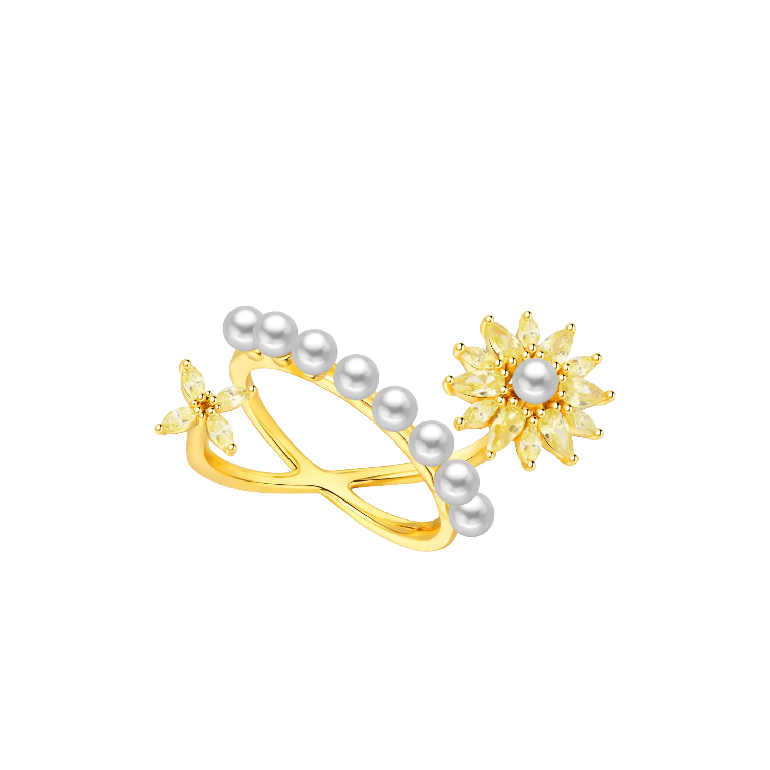Sunflower Statement Ring