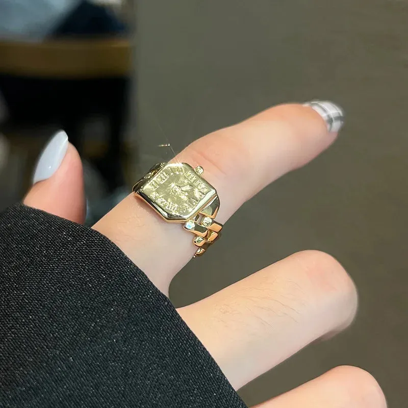 Vintage Clock Rings