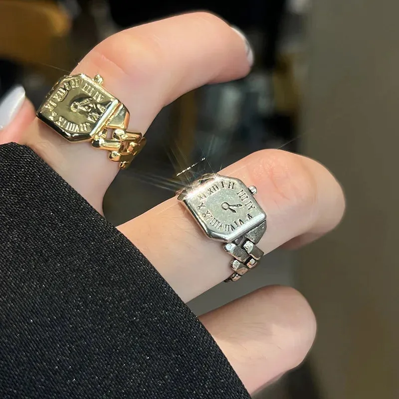 Vintage Clock Rings