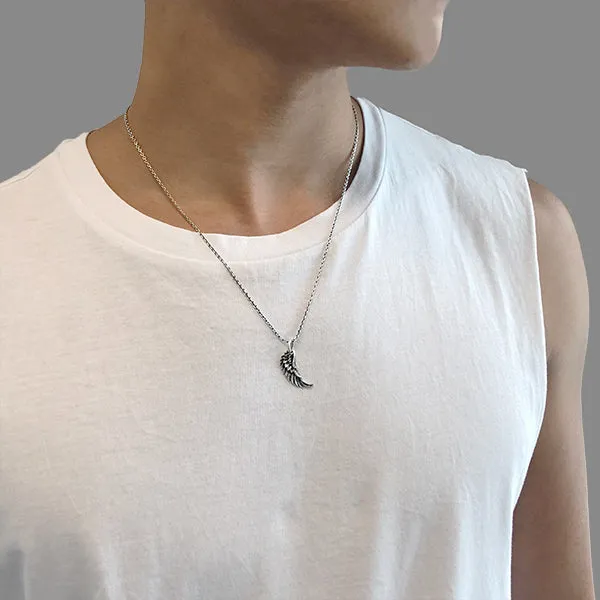Wing Sliver Necklace